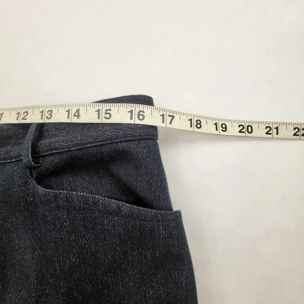 Talbots Stretch Pants Womens Size 16 Blue Pockets **Flaw** - Picture 6 of 11